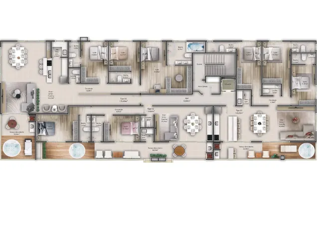 Imagem 3: Champs Elysees Apartamento com 2 dormitórios