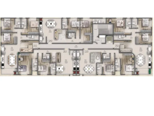 Imagem 4: Champs Elysees Apartamento com 2 dormitórios
