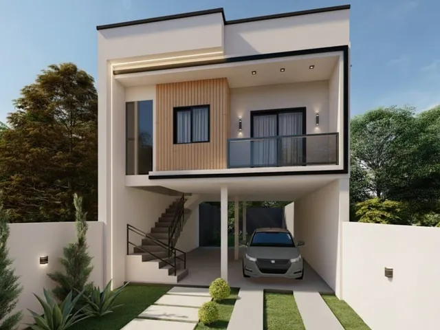 Imagem: Casa Sob Pilotis No Bairro Vera Cruz/rua
