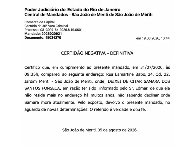Imagem 13: Sonho de vida Consultoria & Samara dos Santos Fonseca - ESTELIONATO EM NOVA IGUAÇU, GOLPE