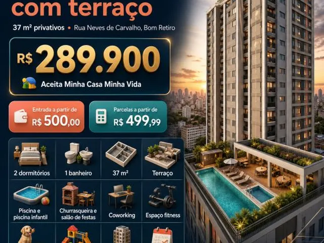 Imagem: Apartamento 2 Dormitórios Lançamento no