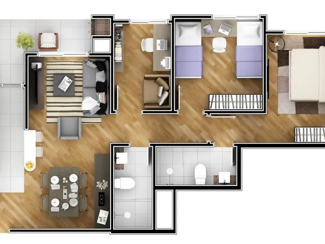 Imagem 2: Saint Tropez Apartamento com 3 dormitórios