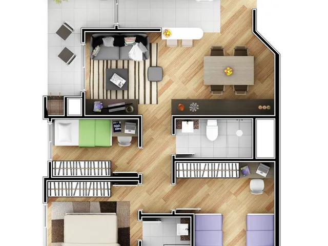 Imagem 3: Saint Tropez Apartamento com 3 dormitórios