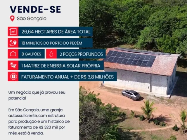 Imagem: Granja de Avicultura de Postura 26,64
