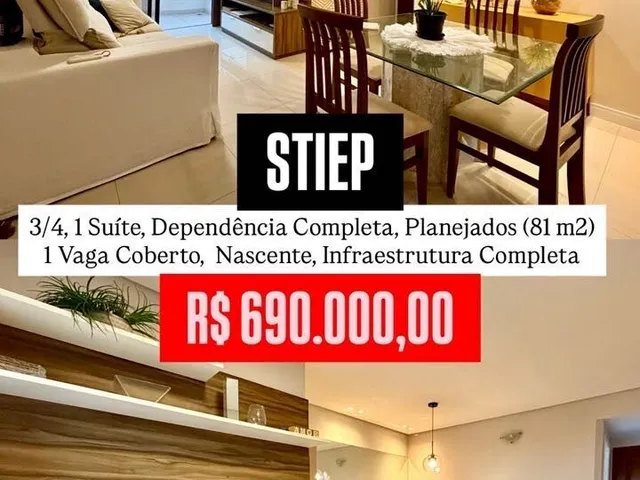Imagem: Vendo Apartamento no Stiep com 81m2, andar