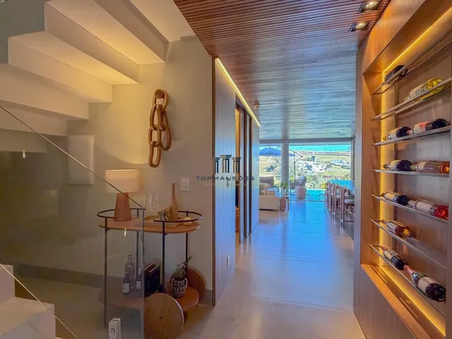 Imagem 10: Casa Alto Padrão mobiliada com 4 Suítes, Piscina e Vista em Alphaville Vespasian