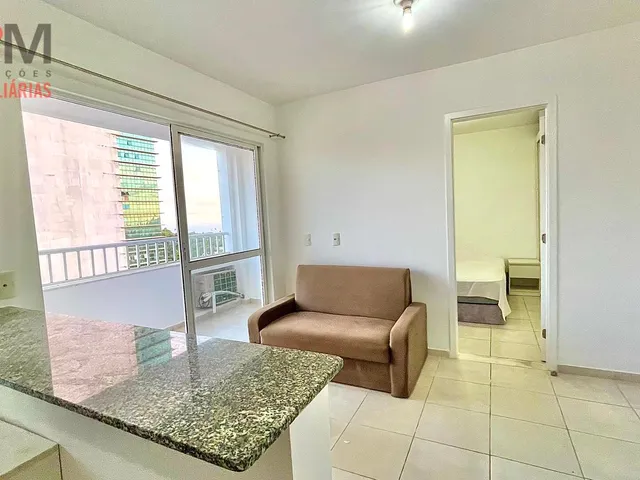Imagem 10: Apartamento de 1/4 com suíte, varanda, mobiliado e com vista mar para aluguel no bairro