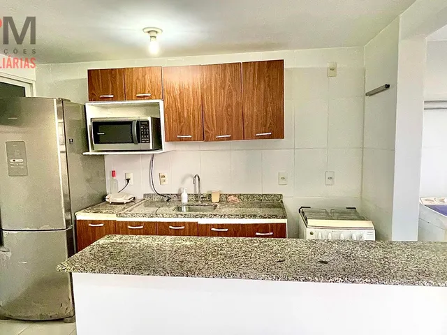 Imagem 12: Apartamento de 1/4 com suíte, varanda, mobiliado e com vista mar para aluguel no bairro