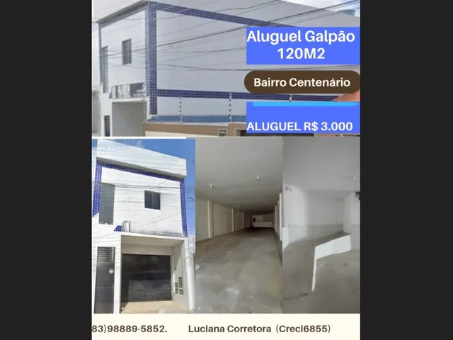 Imagem: Alugo Galpão, Bairro Centenário