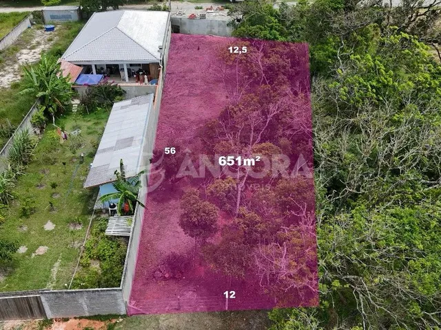 Imagem 3: Terreno na Quadra do Mar, medindo 651m², em Itapoá/Sc, no Balneário Nascimento