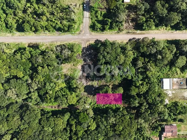 Imagem 6: Terreno de esquina sem vegetação, medindo 360m², próximo a entrada da cidade, à