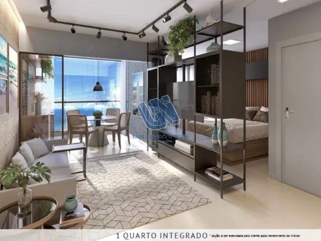 Imagem 3: Ocean House 2 Quarto sendo 1 suíte com varanda e vista mar 58,43m2 em Jaguaribe