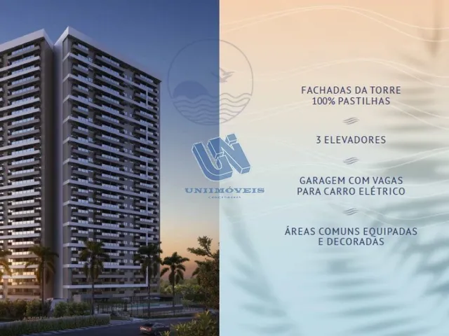 Imagem 4: Ocean House 2 Quarto sendo 1 suíte com varanda e vista mar 58,43m2 em Jaguaribe