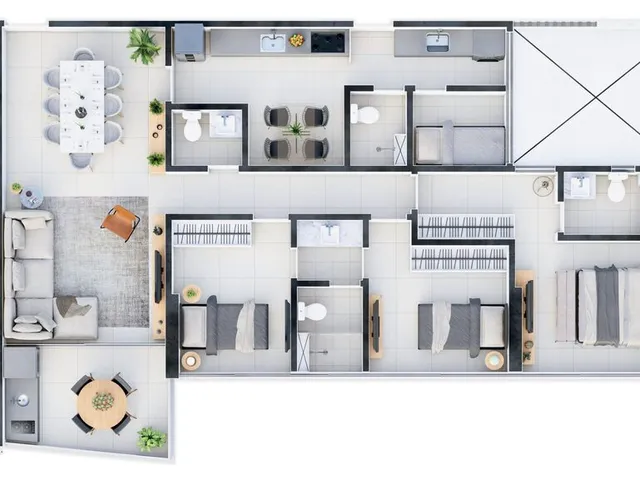 Imagem 12: Capiba Apartamento com 3 dormitórios