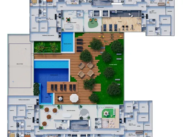 Imagem 3: Parc College Apartamento com 3 dormitórios
