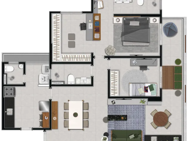 Imagem 5: Ventanas Apartamento com 3 dormitórios