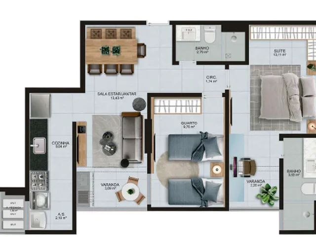 Imagem 6: Terrace Apartamento com 3 dormitórios