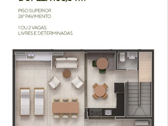 Imagem 8: DZ Jamaris Apartamento com 2 dormitórios