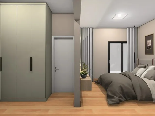 Imagem 10: Casa Térrea de Alto Padrão com 3 Suítes, Piscina e Pé-Direito Duplo no Condomínio