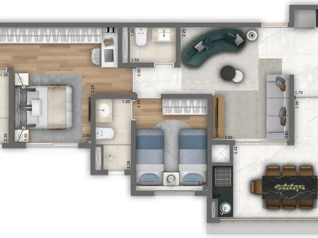 Imagem 5: 0 Apartamento com 3 dormitórios