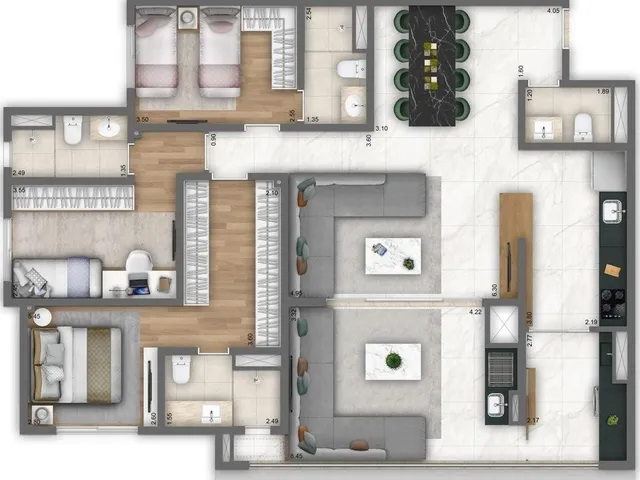 Imagem 3: 0 Apartamento com 3 dormitórios