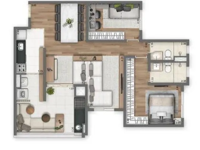 Imagem 9: 0 Apartamento com 3 dormitórios
