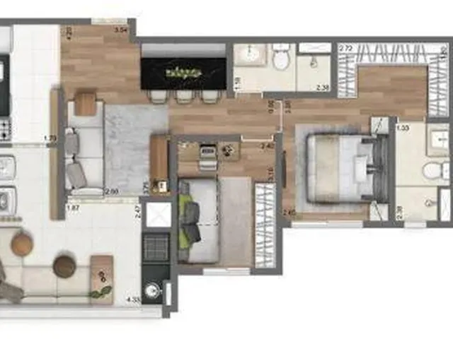 Imagem 3: 0 Apartamento com 3 dormitórios