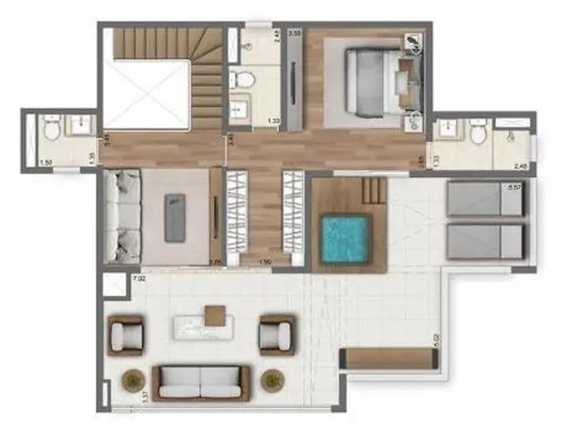 Imagem 7: 0 Apartamento com 3 dormitórios