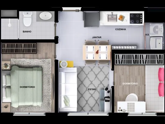 Imagem 13: 0 Apartamento com 2 dormitórios