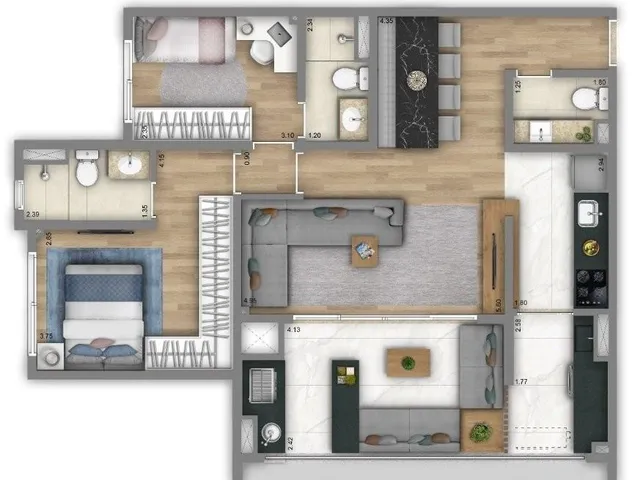 Imagem 8: 0 Apartamento com 2 dormitórios