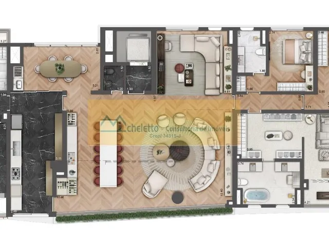 Imagem 6: 0 Apartamento com 4 dormitórios