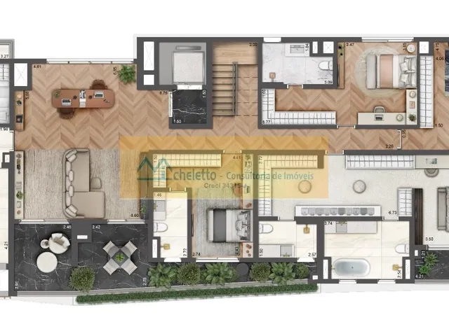 Imagem 9: 0 Apartamento com 4 dormitórios