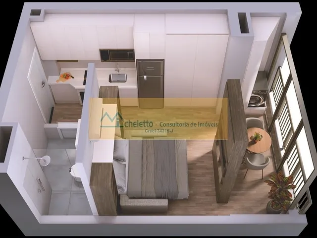 Imagem: Imóvel amplo para alugar com 1 quarto e