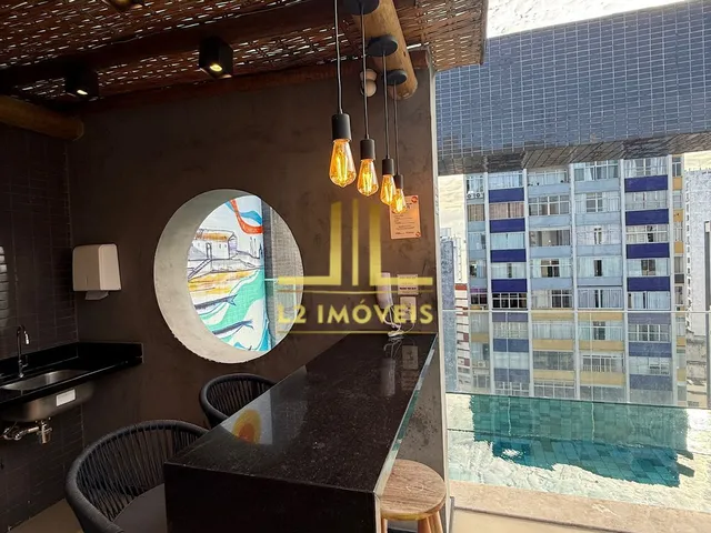 Imagem 3: Apartamento - 1/4 e Sala - 30M² - Vista Mar - Mobiliado - Porto Privilege - Barra