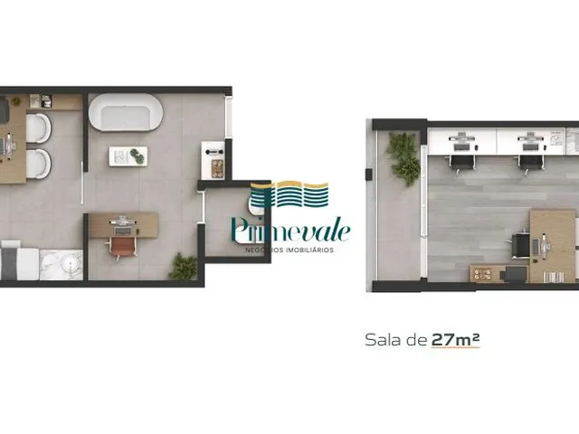 Imagem 4: Lançamento Quadria Vista Verde, Moradia e Negócios em Um Só Lugar Apartamento