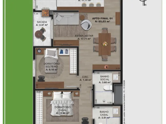 Imagem 4: APARTAMENTO - CARLOS BARBOSA