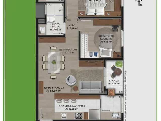 Imagem 8: APARTAMENTO - CARLOS BARBOSA