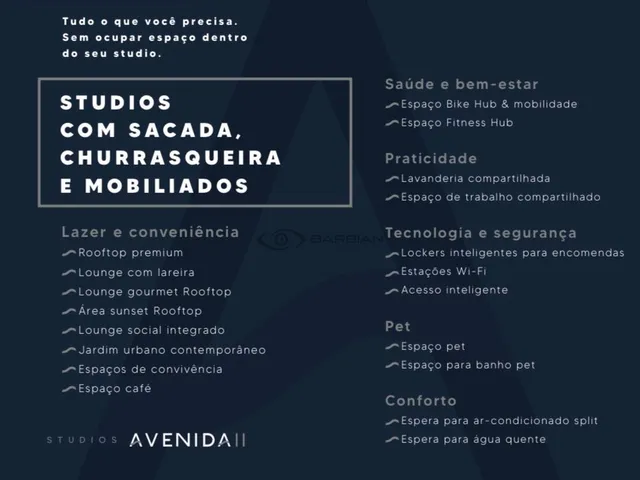 Imagem 8: LANÇAMENTO - STUDIOS AVENIDA II