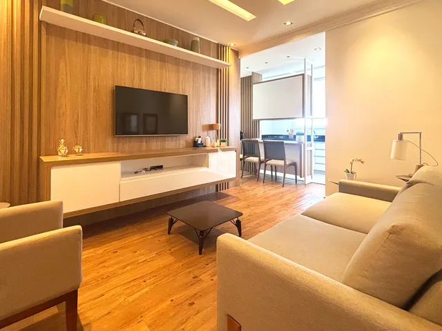 Imagem: Apartamento mobiliado com 1 Quarto e 1 banheiro