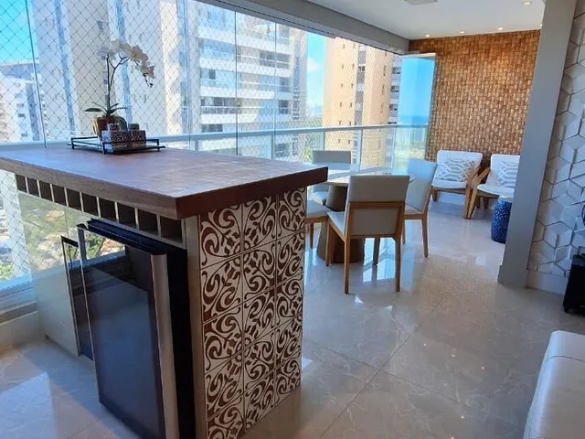 Imagem 8: Alugo Apartamento mobiliado e decorado no Greenville com 110m2, varanda gourmet vista