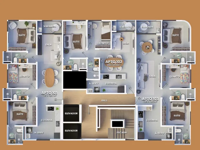 Imagem 5: Apartamento à venda no bairro Intermares - Cabedelo/PB