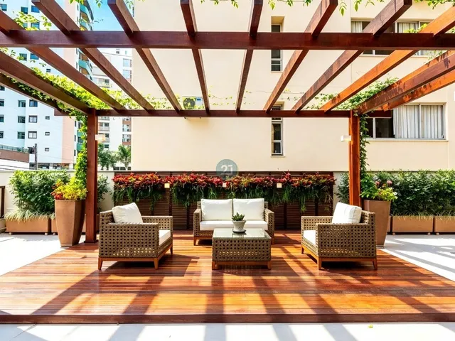 Imagem: Alugo amplo apartamento semi mobiliado