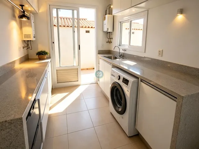 Imagem 10: Alugo ampla casa Alto Padrão 04 suítes, 04 garagens, 580m² com piscina, lareira vista
