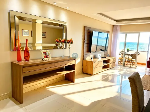 Imagem 15: Alugo amplo apartamento com vista para a Beira Mar Norte, 2 quartos, sacada, com 122m²