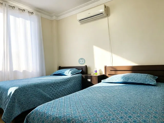 Imagem 5: Alugo amplo apartamento com vista para a Beira Mar Norte, 2 quartos, sacada, com 122m²