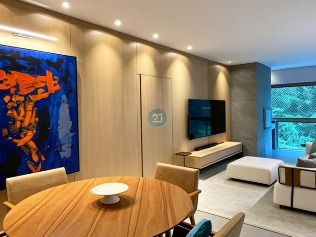 Imagem 11: Alugo apartamento mobiliado com 02 suítes, 110 m² privativo, 02 vagas de garagem, no