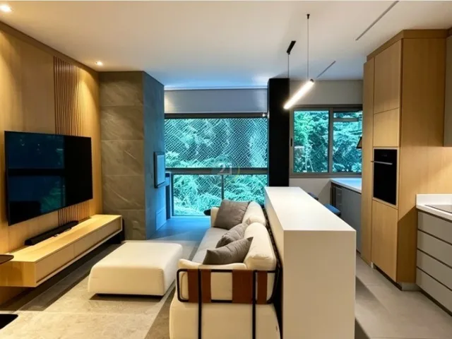 Imagem 13: Alugo apartamento mobiliado com 02 suítes, 110 m² privativo, 02 vagas de garagem, no