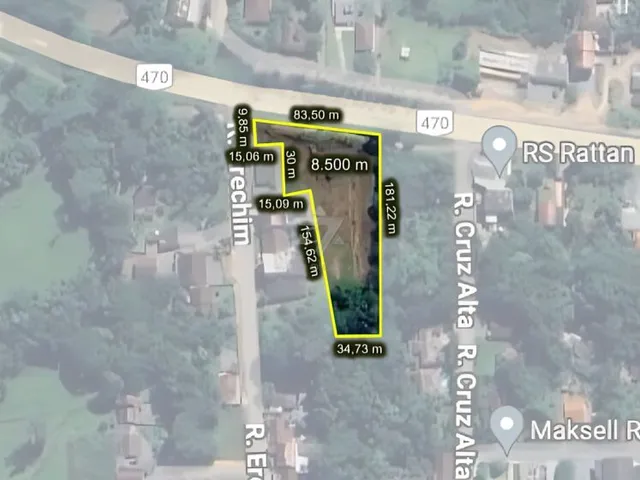 Imagem 7: Área Industrial na Br 470: 8.500 M de Grandes Possibilidades!