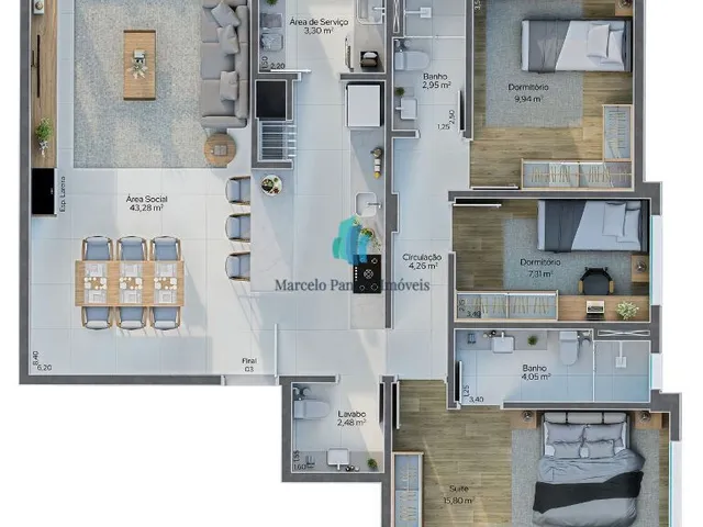 Imagem 7: Apartamento Construção