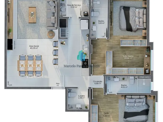 Imagem 8: Apartamento Construção